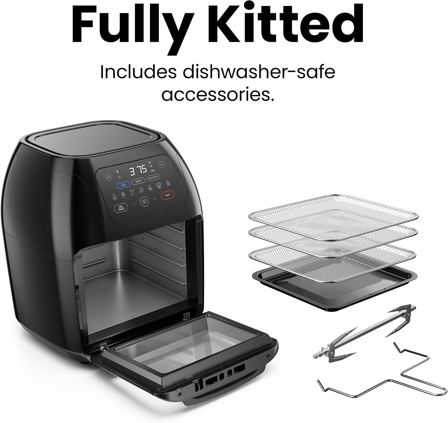 Thumbnail 6 de CHEFMAN Air Fryer 10L with 17 Presets ⚡