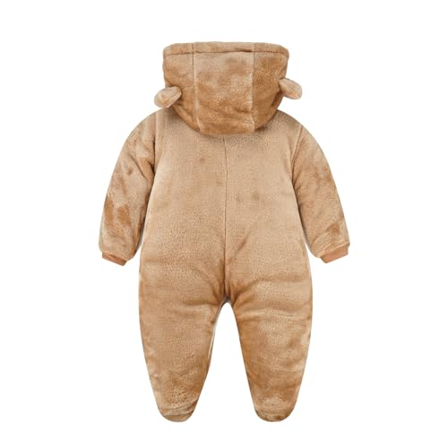 Thumbnail 7 de WYTbaby Winter-Schneeanzug für Babys 0–3 Monate – Flanell-Wärmer mit Bären-Design