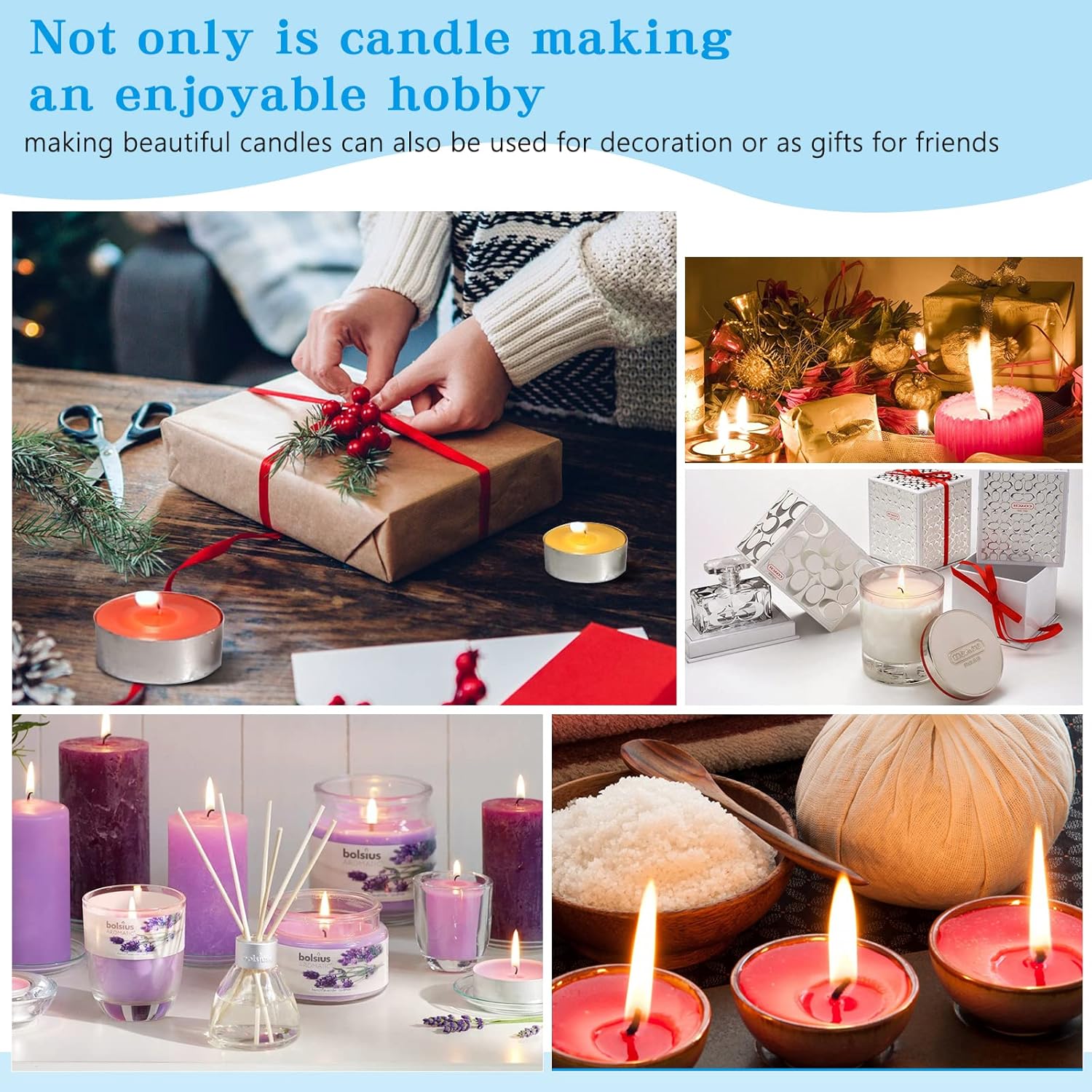 Thumbnail 4 de ONEVER 1.2L Candle Pouring Pot with Dripless Spout 🕯