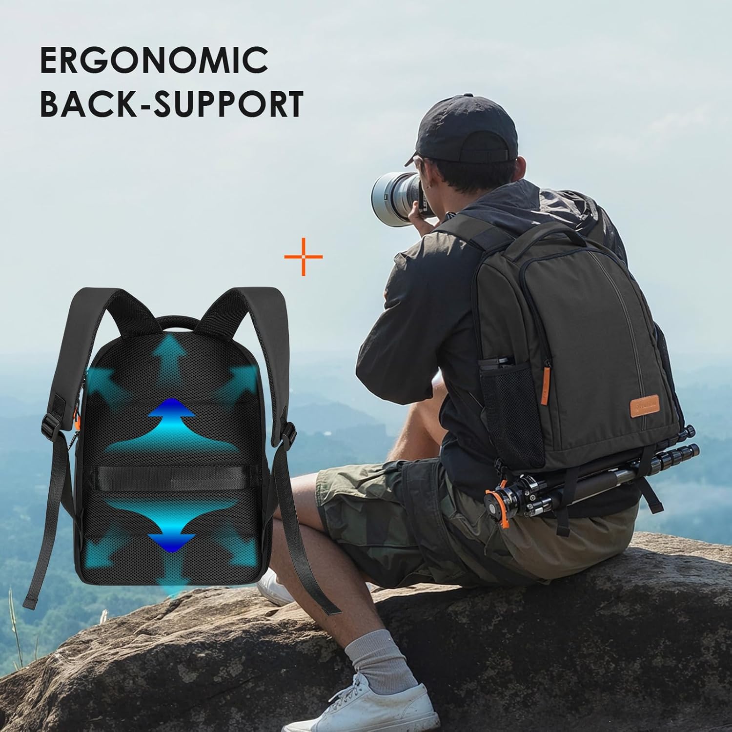 Thumbnail 4 de TARION TB-02 Camera and Laptop Rucksack 15-Inch