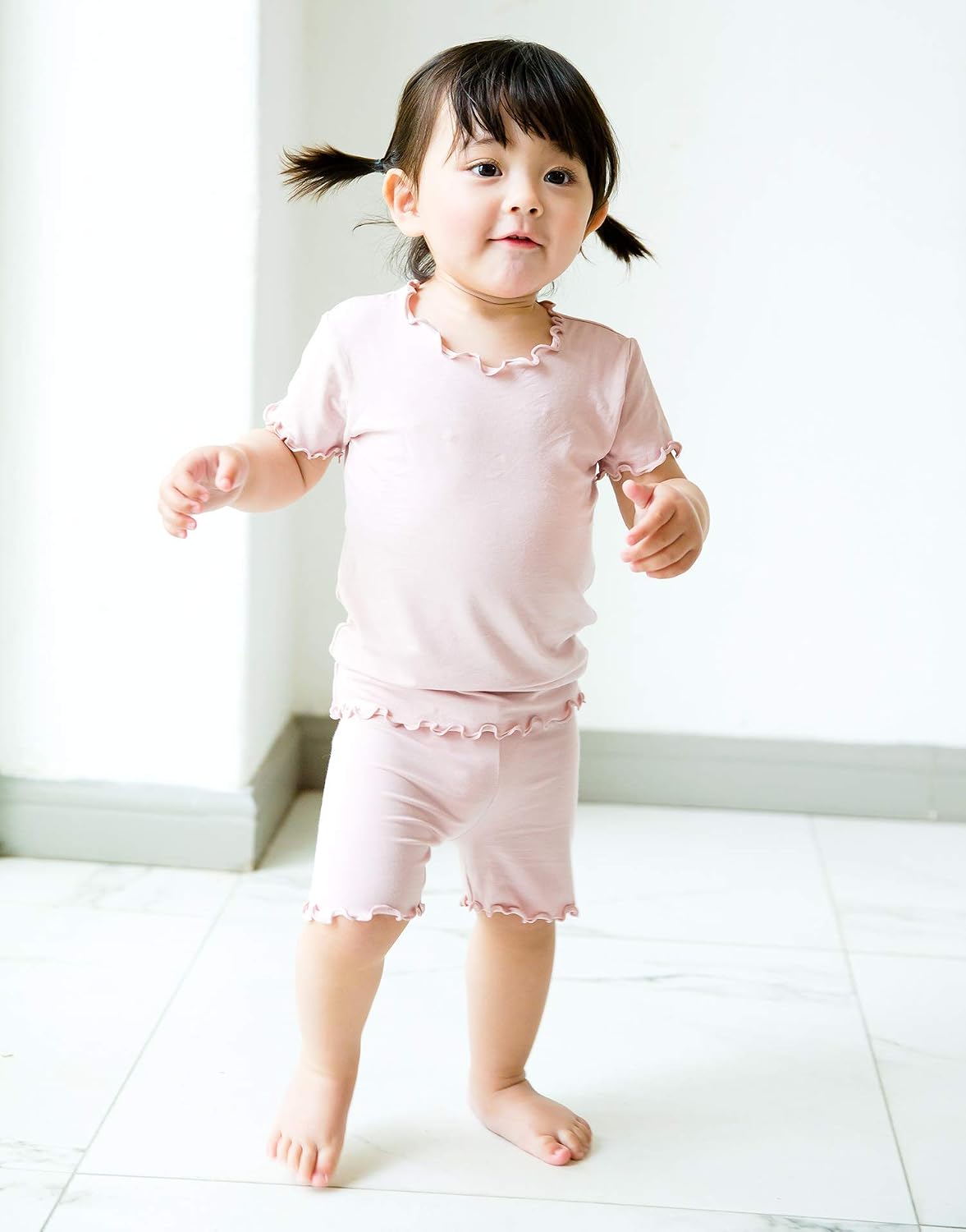 Detalle de VAENAIT BABY Toddler Animal & Bunny Sleepwear Pajamas (Viscose, Tagless) — Easter Summer PJs