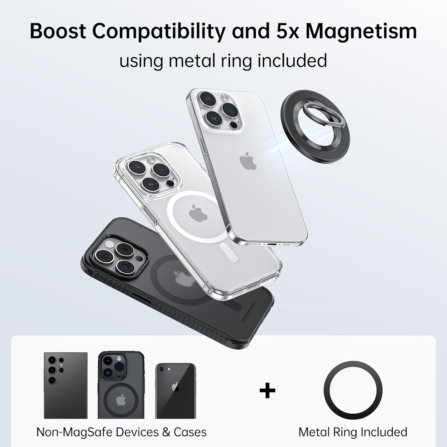 Thumbnail 5 de SYNCWIRE Magnetic Phone Ring Holder 360°