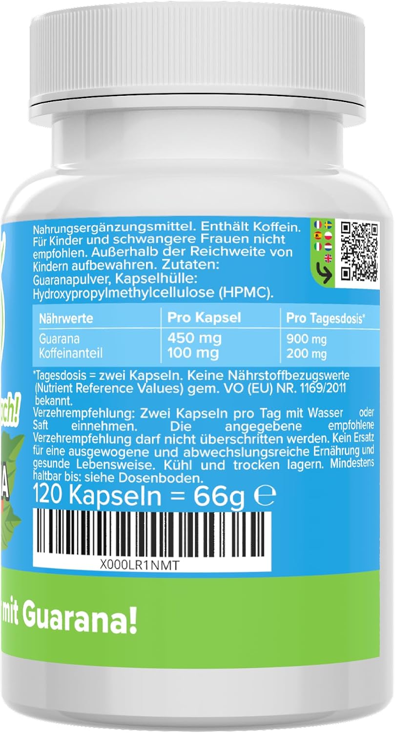 Thumbnail 6 de Guarana Kapseln 100 mg Koffein 💊