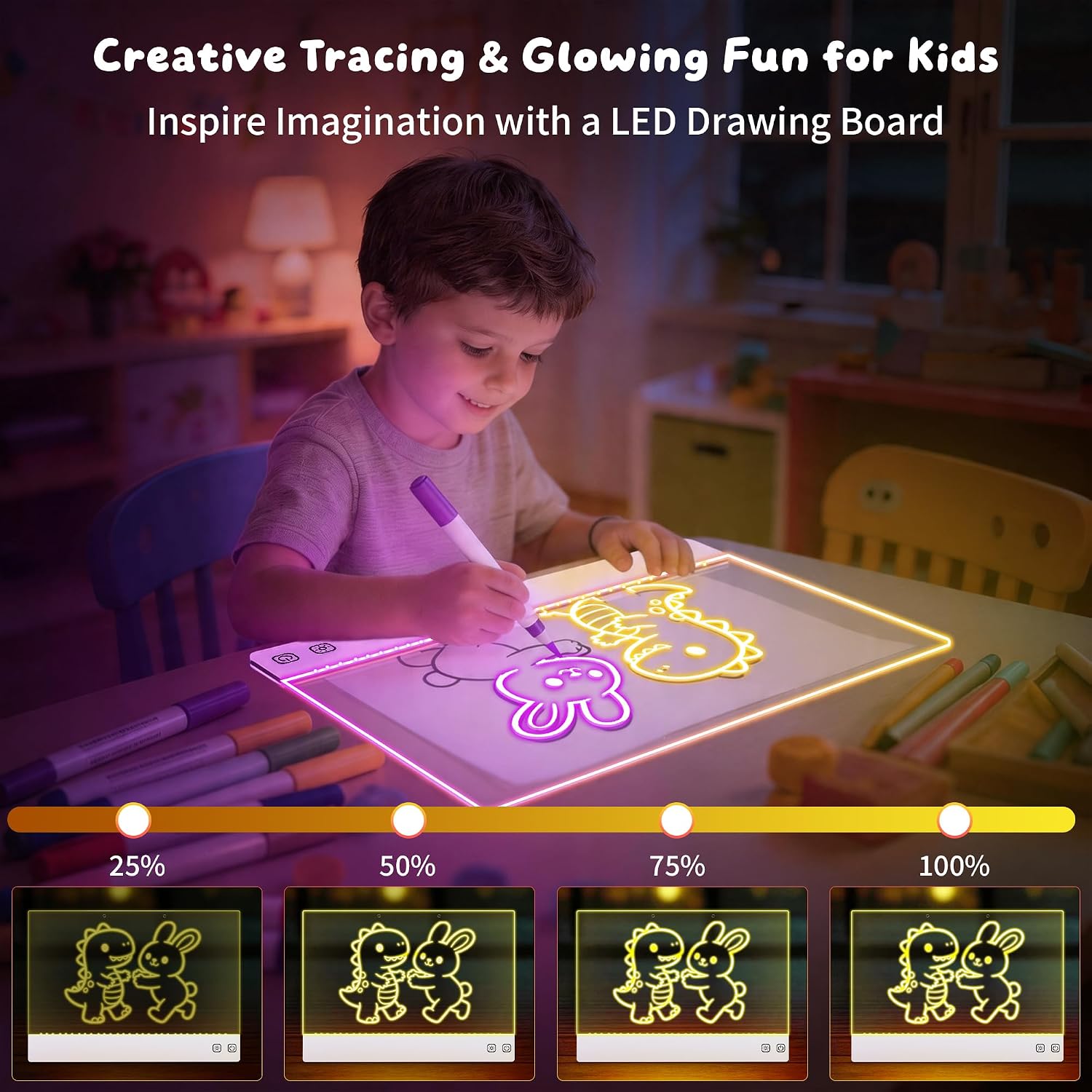 Detalle de FlyLily LED Drawing Board 16-inch