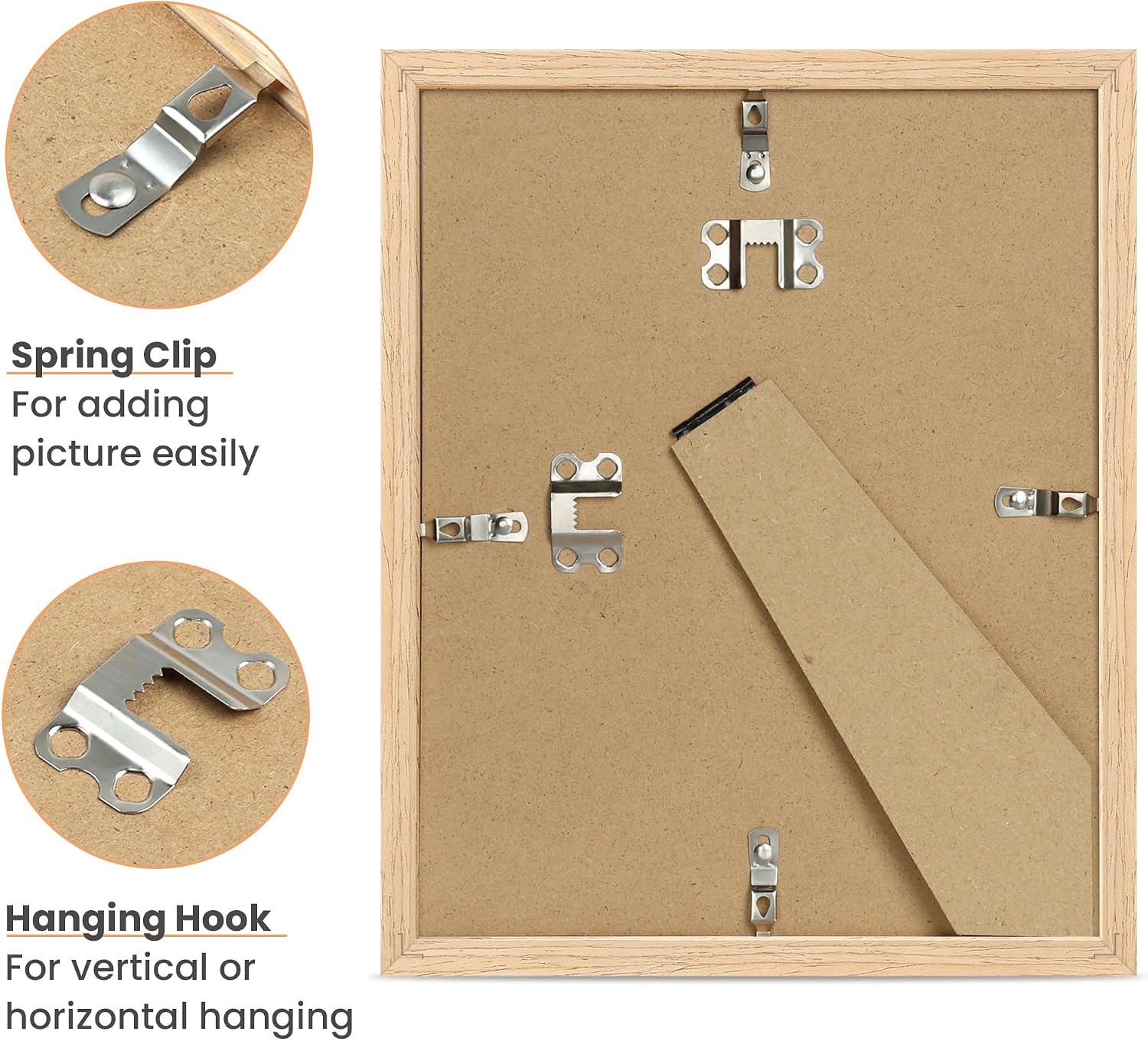 Detalle 2 de upsimples wooden picture frame, 8 x 10