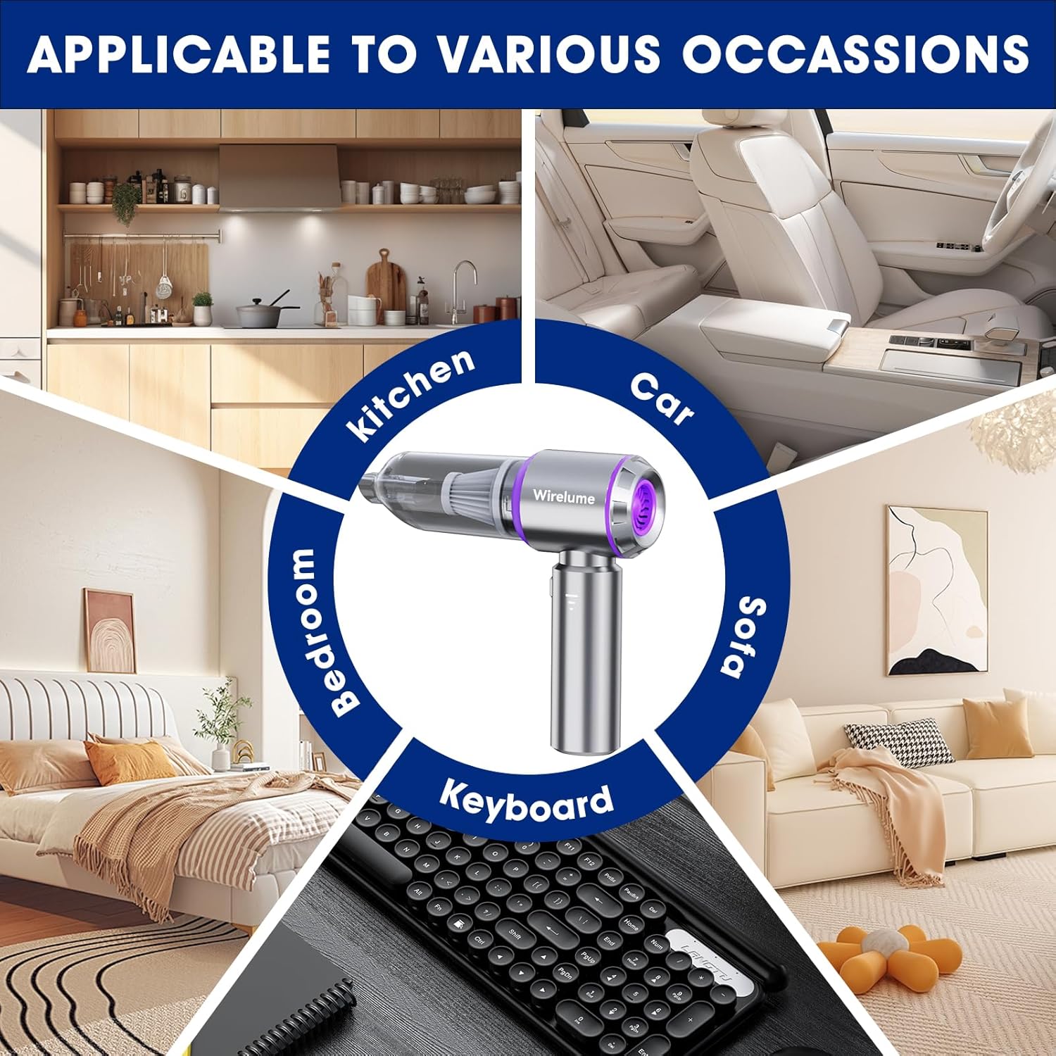 Thumbnail 5 de Wirelume Handheld Vacuum 22000Pa