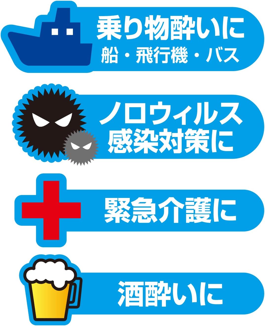 Detalle de セイワ(SEIWA) IMP156 携帯エチケット袋 4枚入り×5個セット・凝固剤入り・持ち帰り袋付き