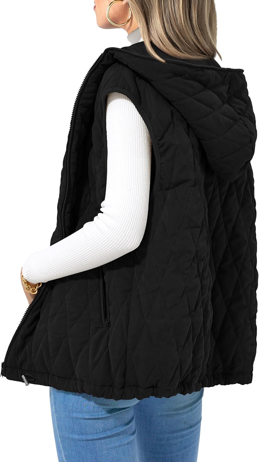 Detalle de PRETTYGARDEN Women's 2026 Hooded Vest
