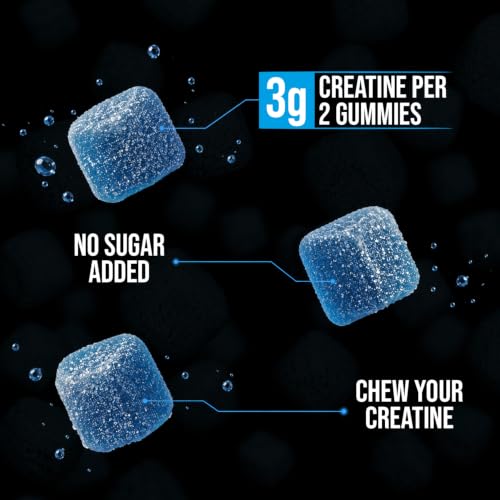 Detalle de Foodelis Creatina gominolas: Creatina Monohidratada en Gominolas (3 g por dosis, 60 gominolas)