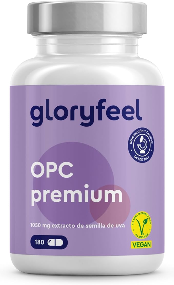 Detalle de Uóva Premium OPC 💊 - 1052mg por cápsula, Vegano, Alemania