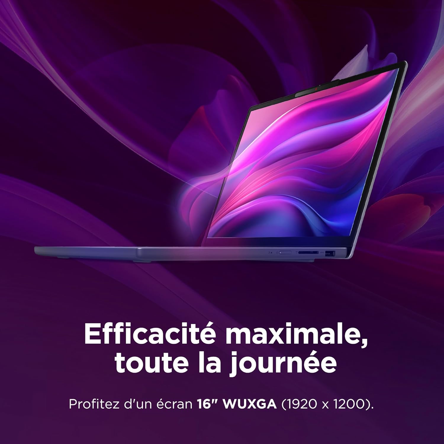 Thumbnail 2 de Lenovo IdeaPad Slim 3 16IRH10 (16") – Intel Core i7-13620H, 16 Go RAM, SSD 1 To, Windows 11 Home, clavier AZERTY