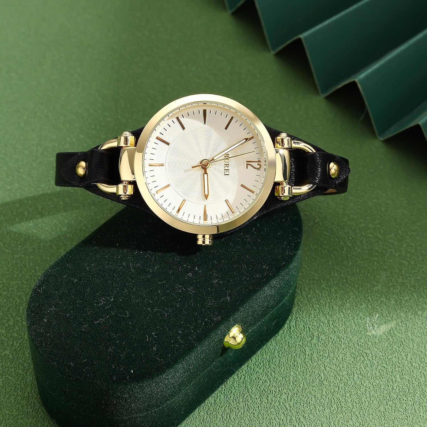 Detalle 2 de BUREI Montre femme cuir 9 mm