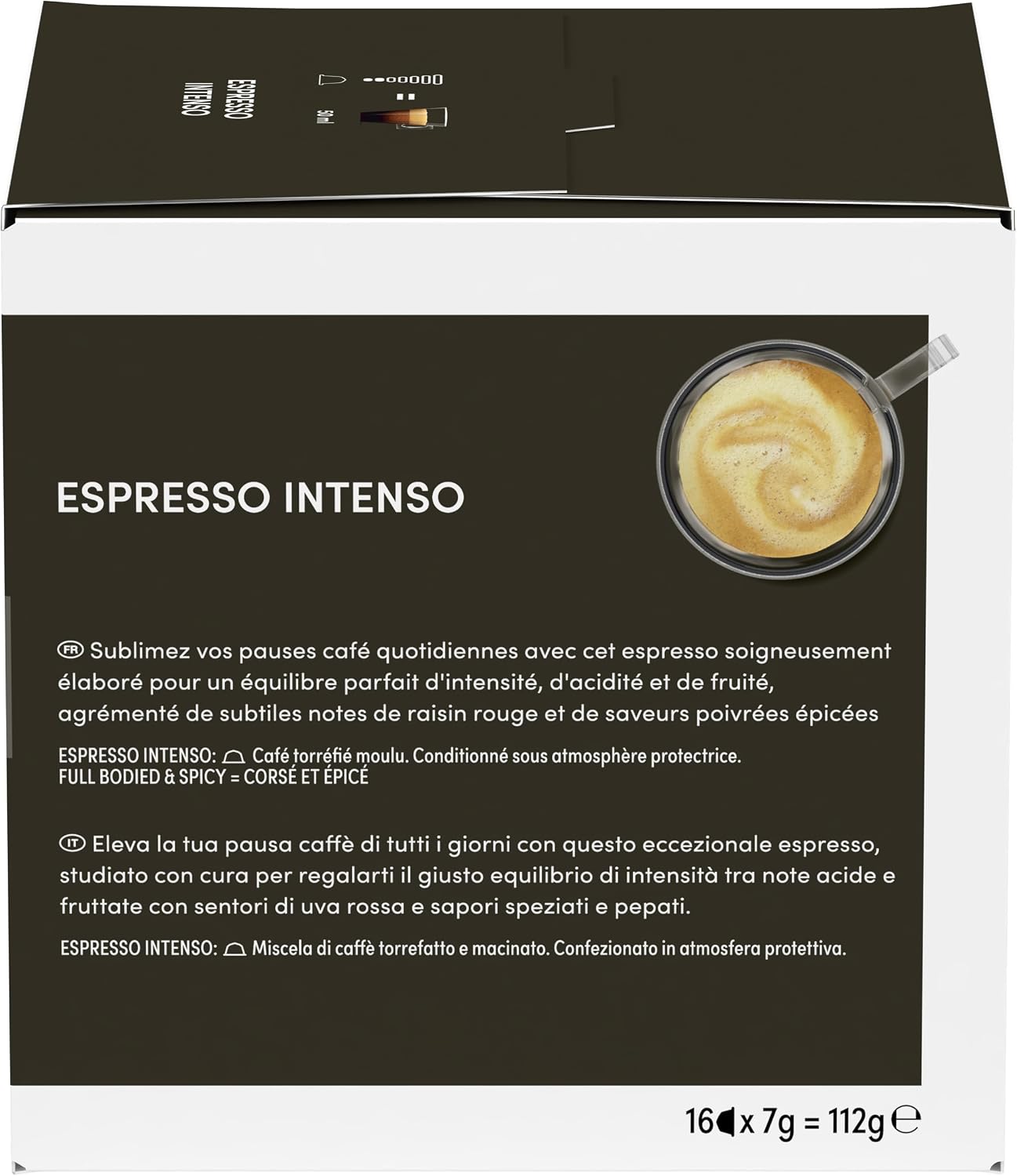 Thumbnail 6 de NESCAFÉ Dolce Gusto Espresso Intenso Caffè – 96 capsule, 6 confezioni da 16 (compatibili Dolce Gusto)
