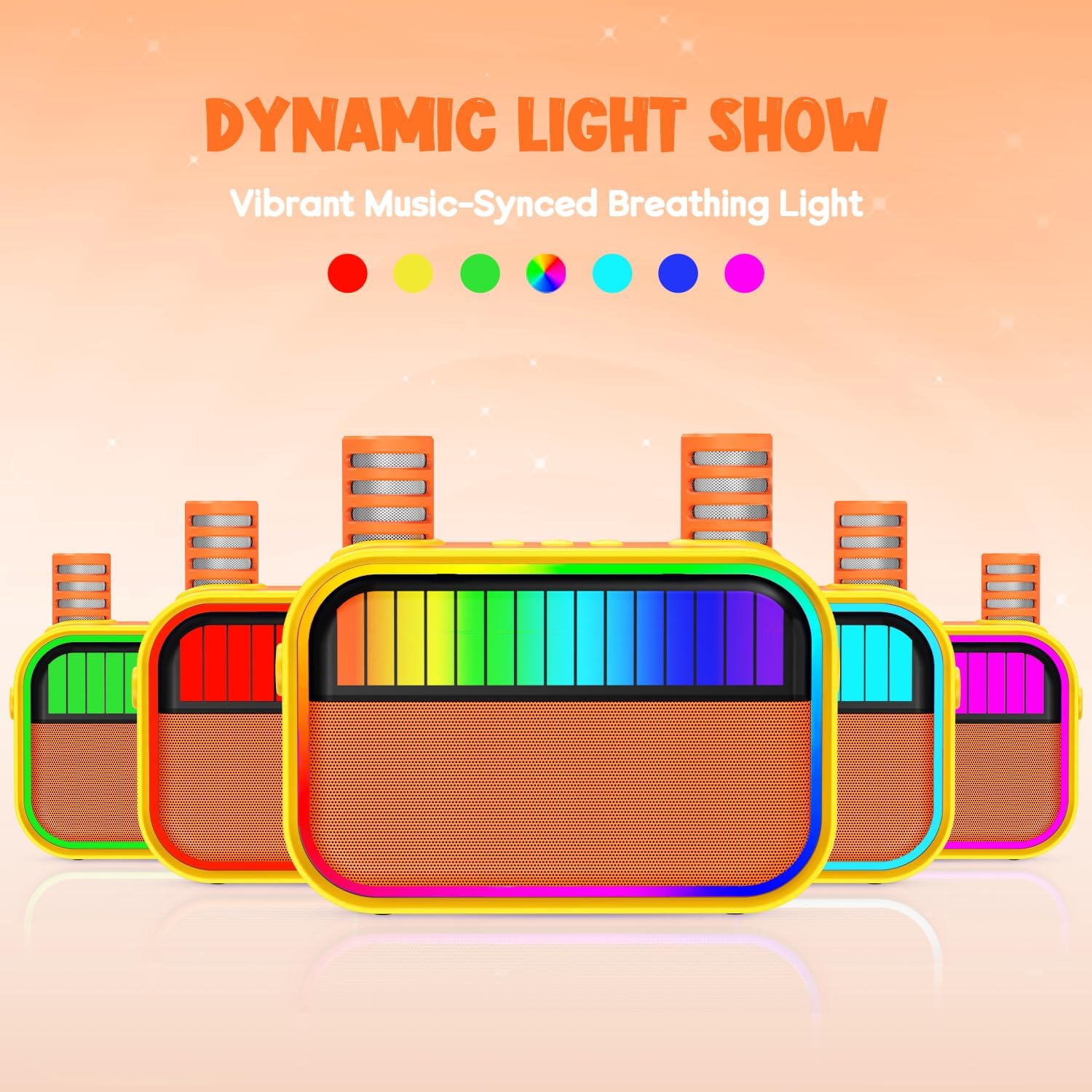 Thumbnail 5 de Ankuka Karaoke Machine portable Bluetooth speaker with 2 mics 🎤