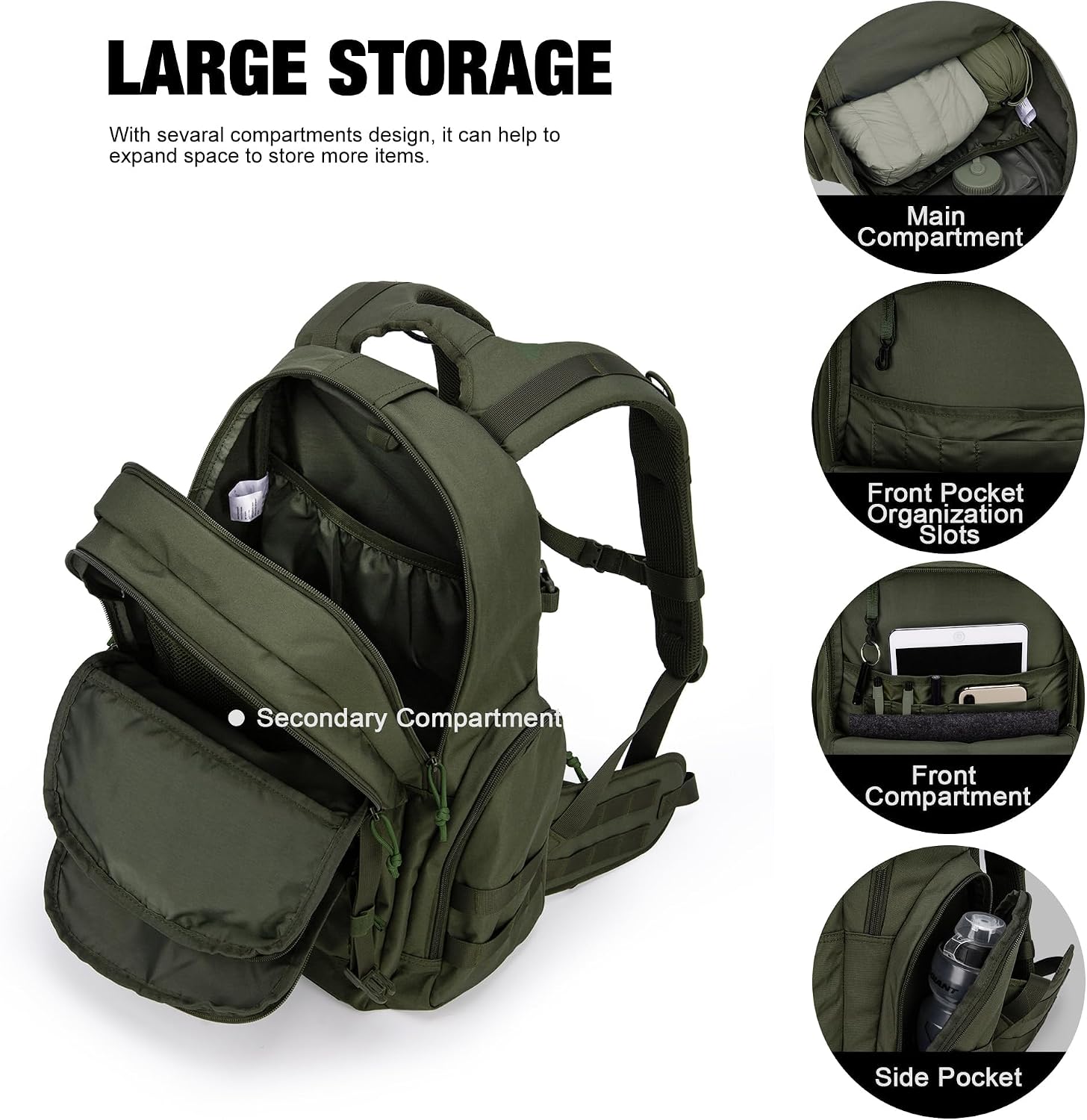 Detalle 2 de Mardingtop 25L/40L Taktischer Rucksack