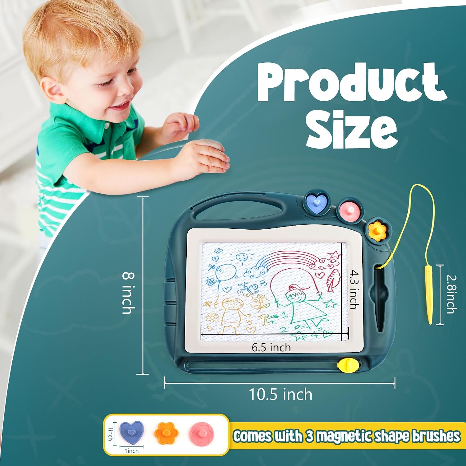 Thumbnail 1 de Daisiki Magnetic Drawing Board for Toddlers