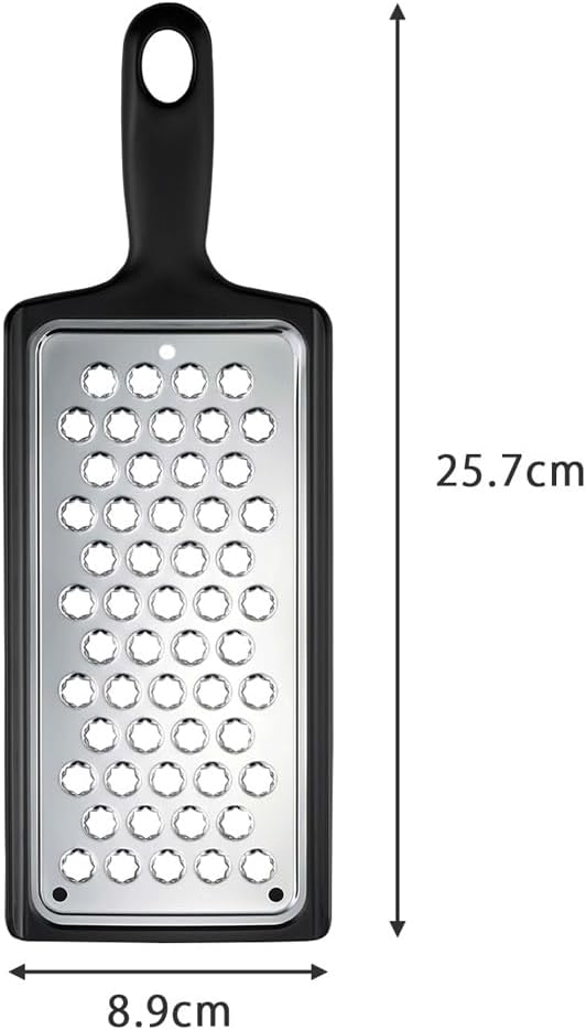 Detalle de 下村企販 32651 おろし器 ステンレス製おろし部・ブラック枠・日本製