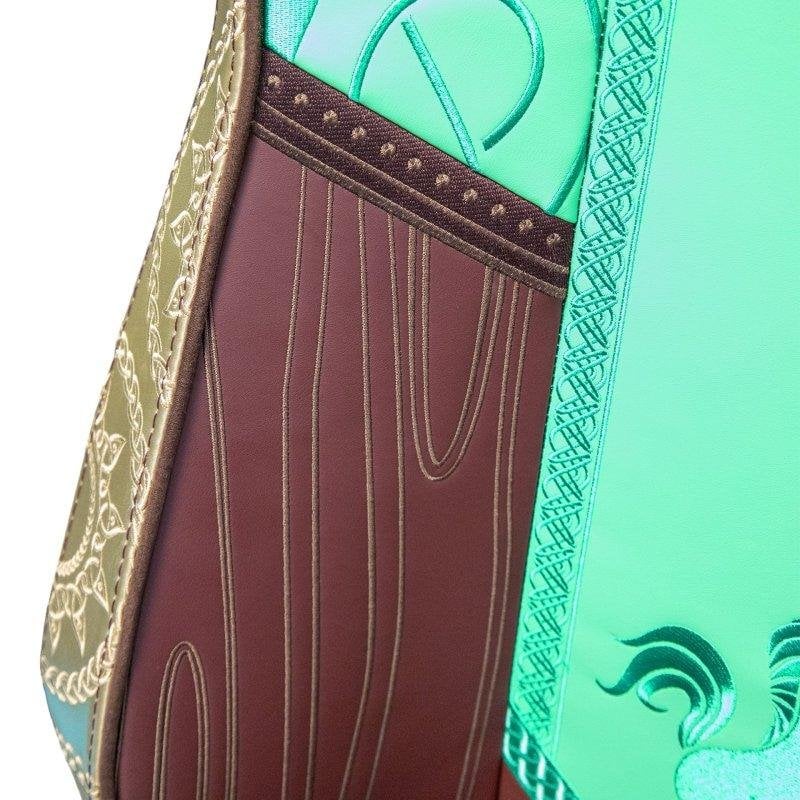 Detalle de Phoenix Monarch Edición Rohan XL: silla gaming premium con cuero napa y terciopelo