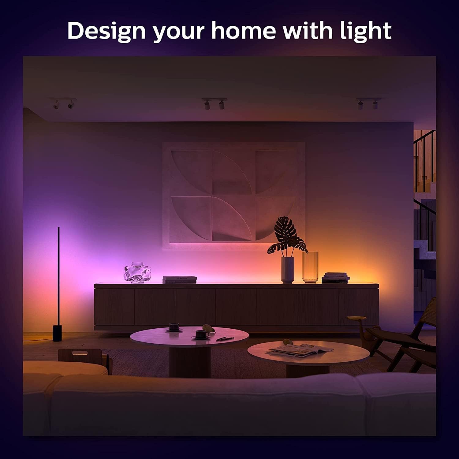 Thumbnail 4 de Philips Hue Gradient Light Strip 2m: Sync with Entertainment and Smart Home Control
