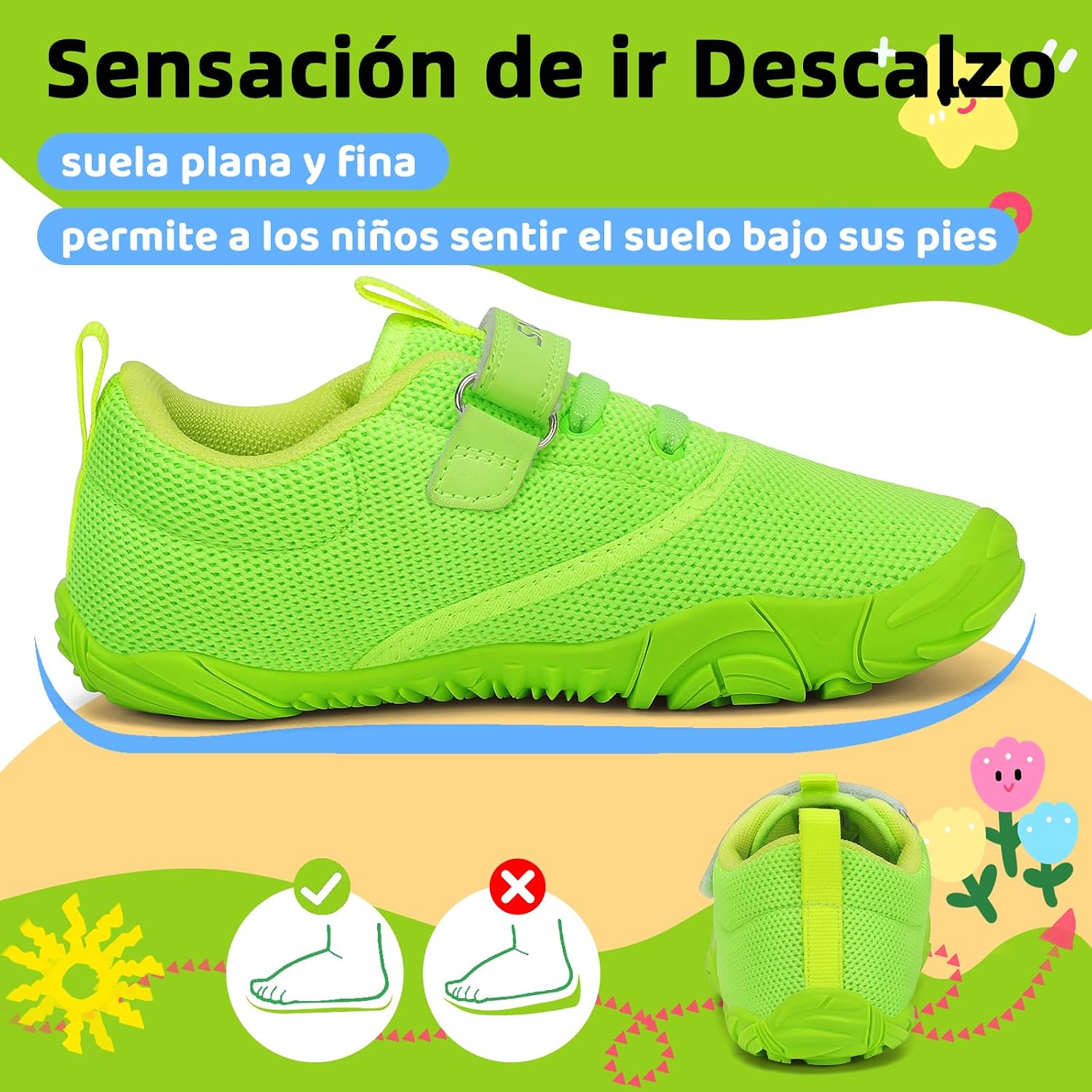 Thumbnail 2 de SAGUARO Zapatillas Barefoot Niños Antideslizantes