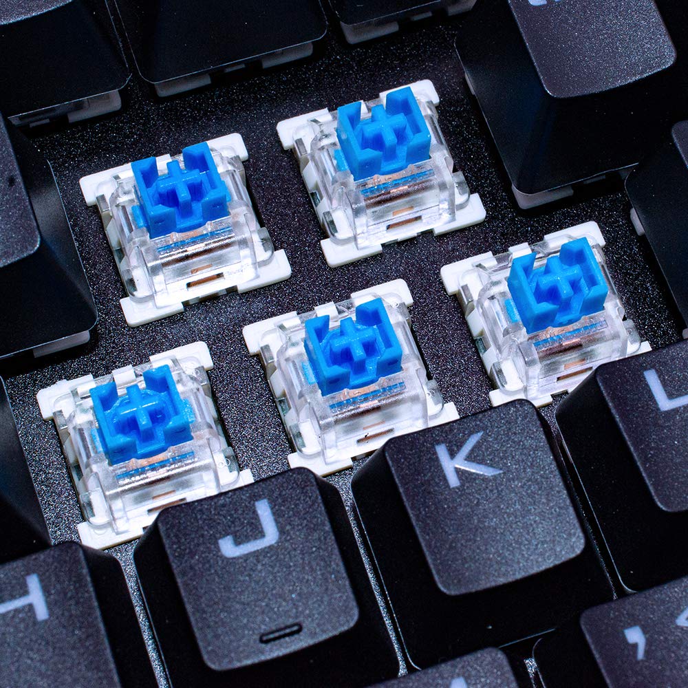 Detalle de OUTEMU Blue 3-Pin Keyswitches (20 pcs) for RGB Mechanical Gaming Keyboard