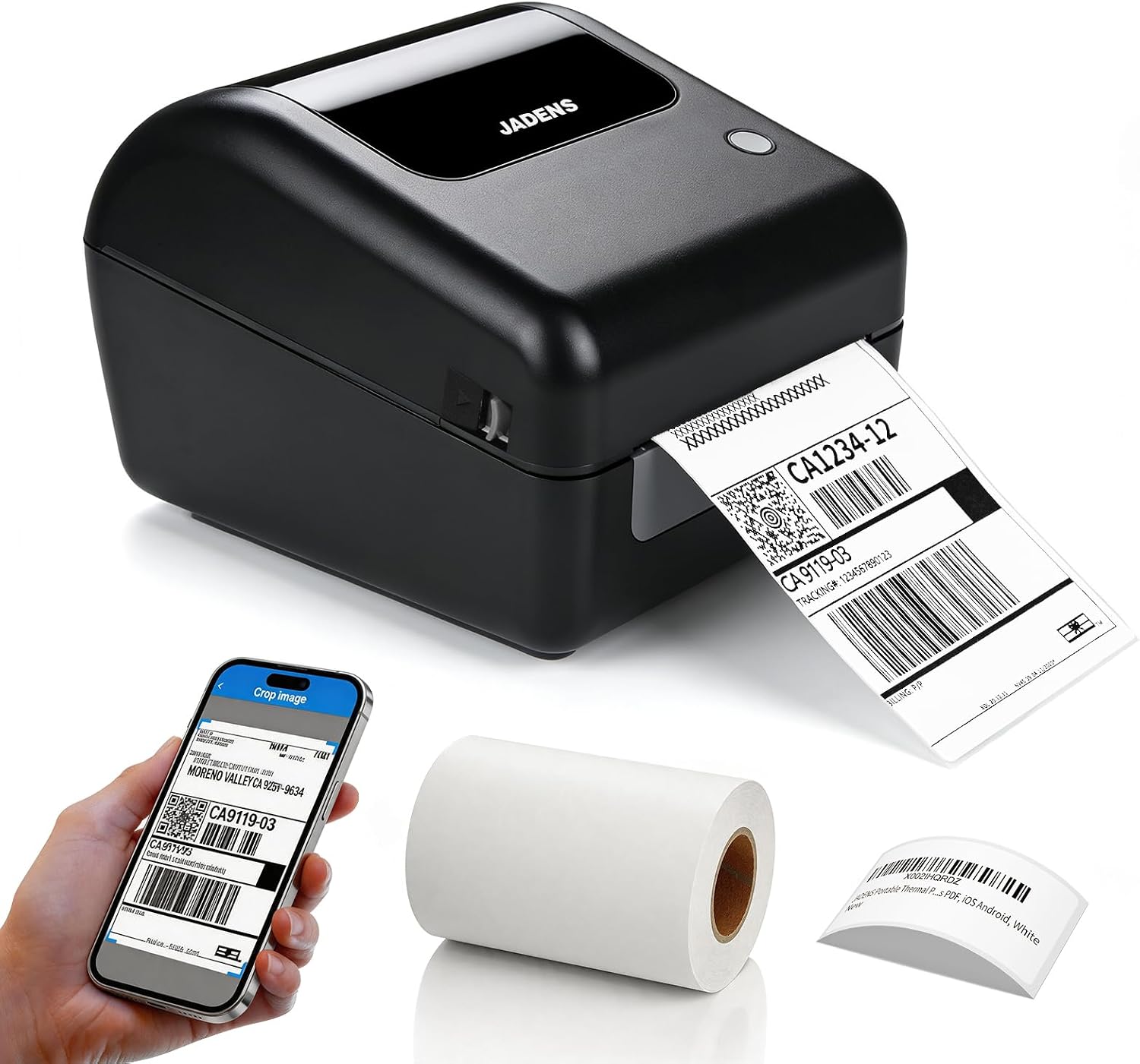 Thumbnail 6 de JADENS 4x6 Wireless Bluetooth Thermal Shipping Label Printer