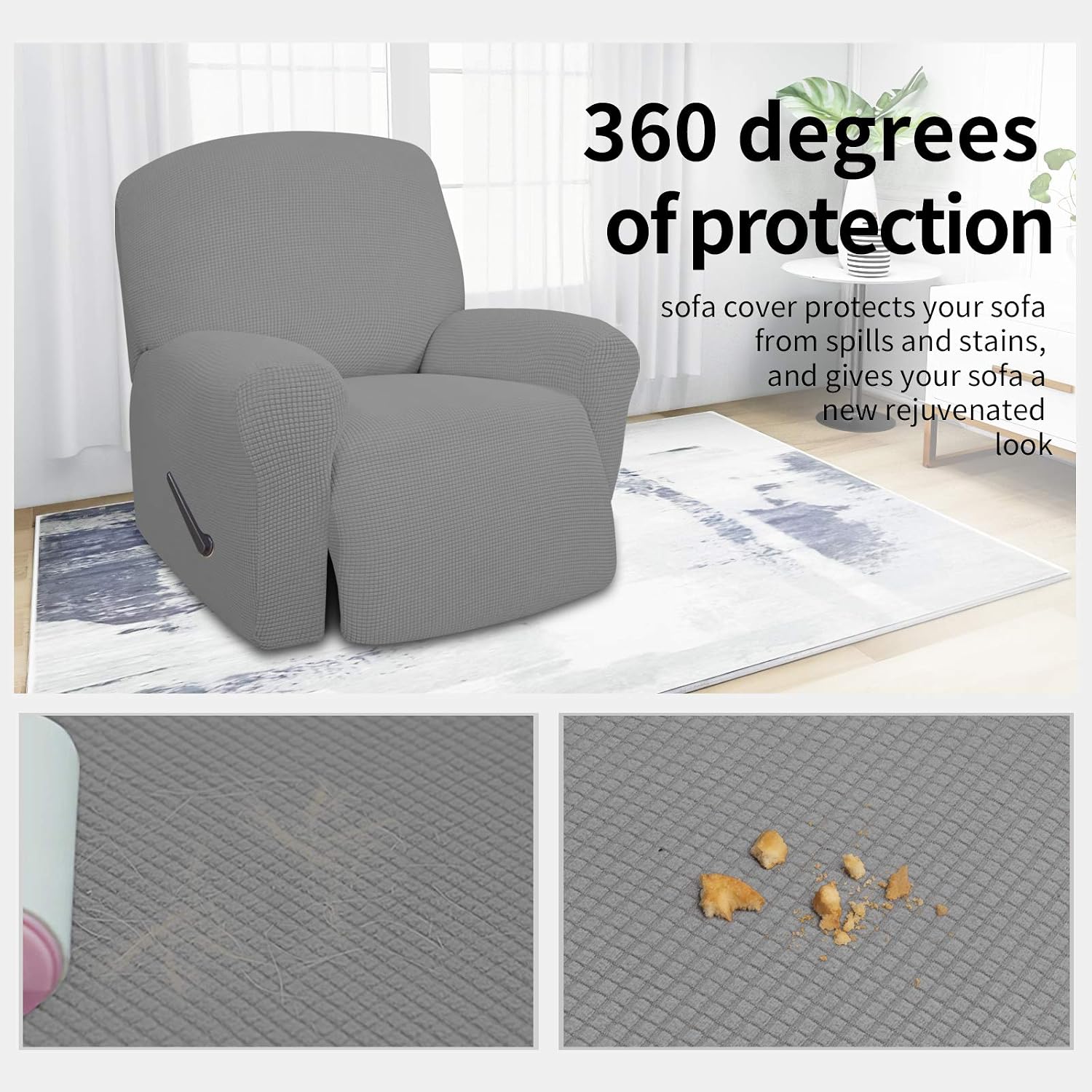 Detalle de Easy-Going Recliner Slipcover X-Large