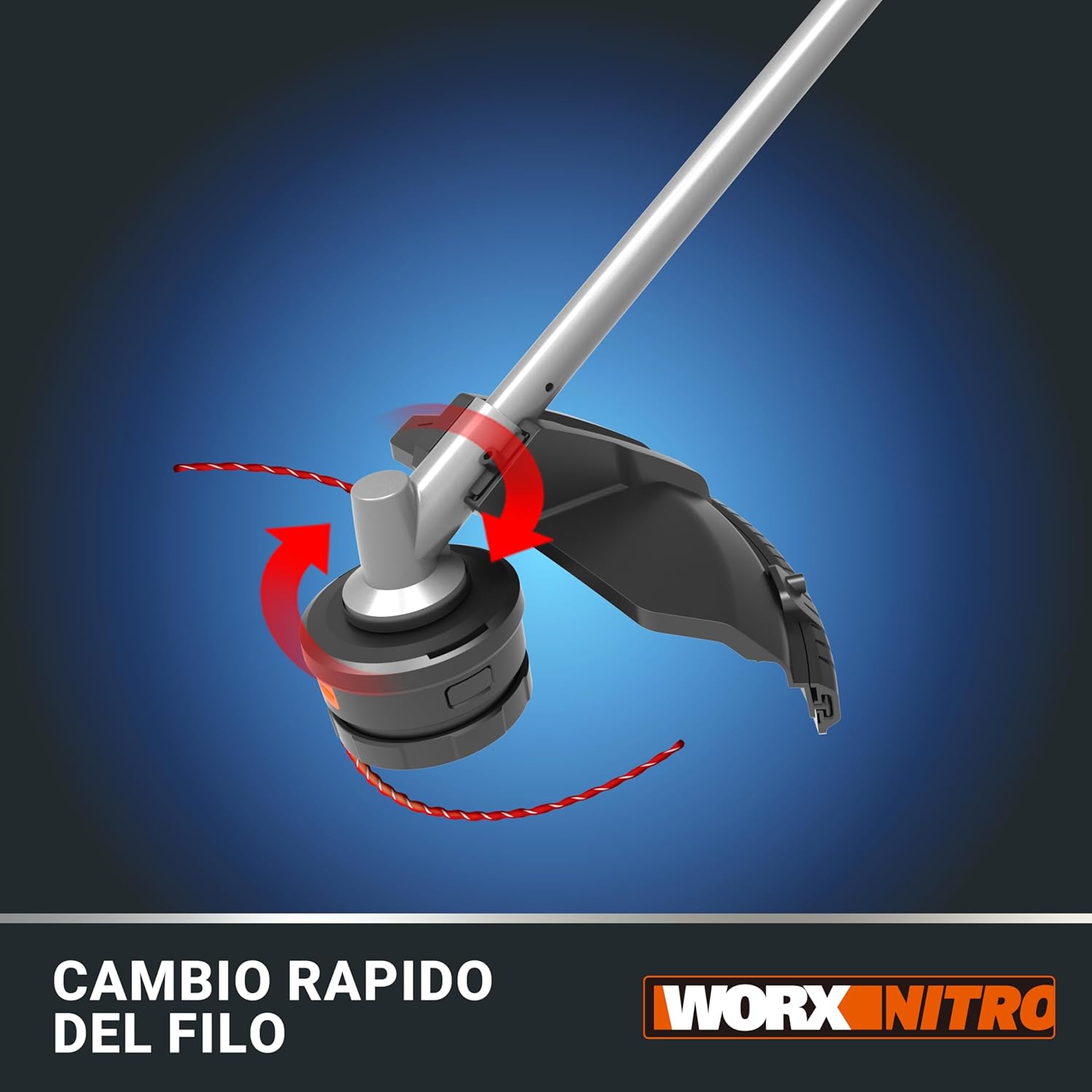 Thumbnail 6 de WORX Nitro WG186E.92: decespugliatore a batteria 40 V con lama 38 cm e sistema PowerShare