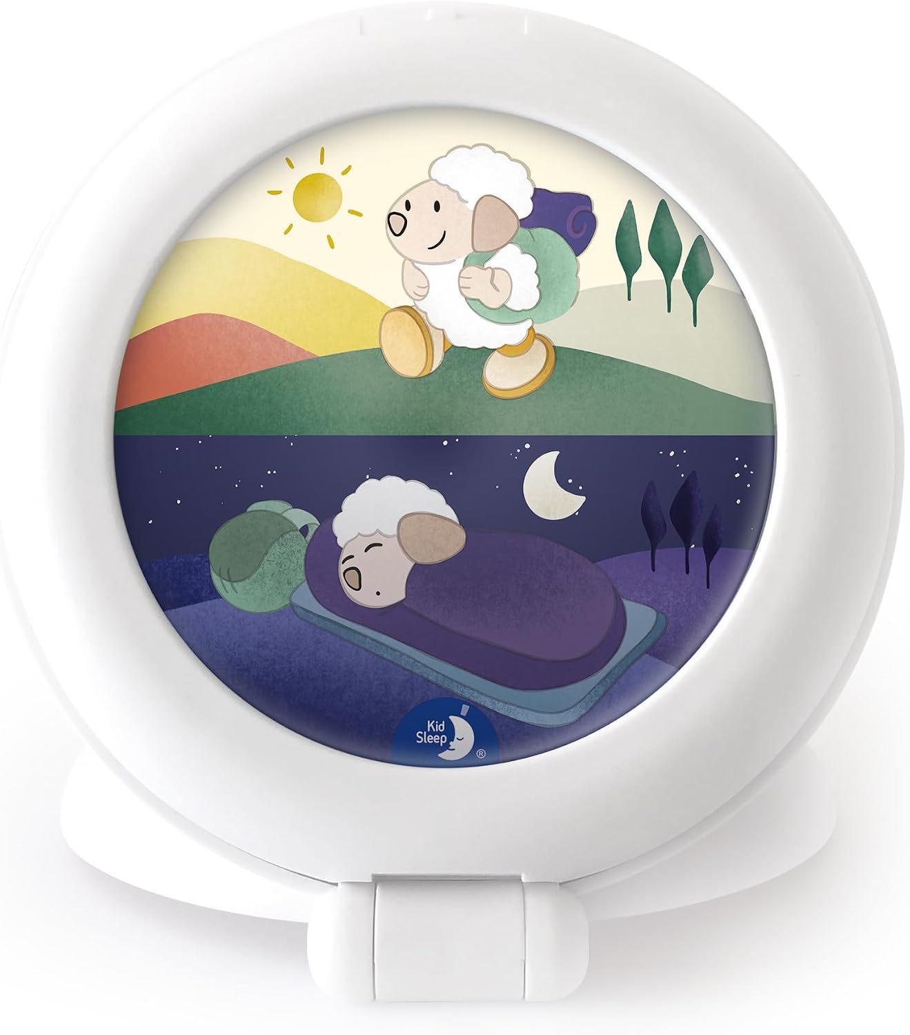 Detalle de Pabobo Kid Sleep Réveil Éducatif Nomade pour Enfants – Jour/Nuit, Blanc