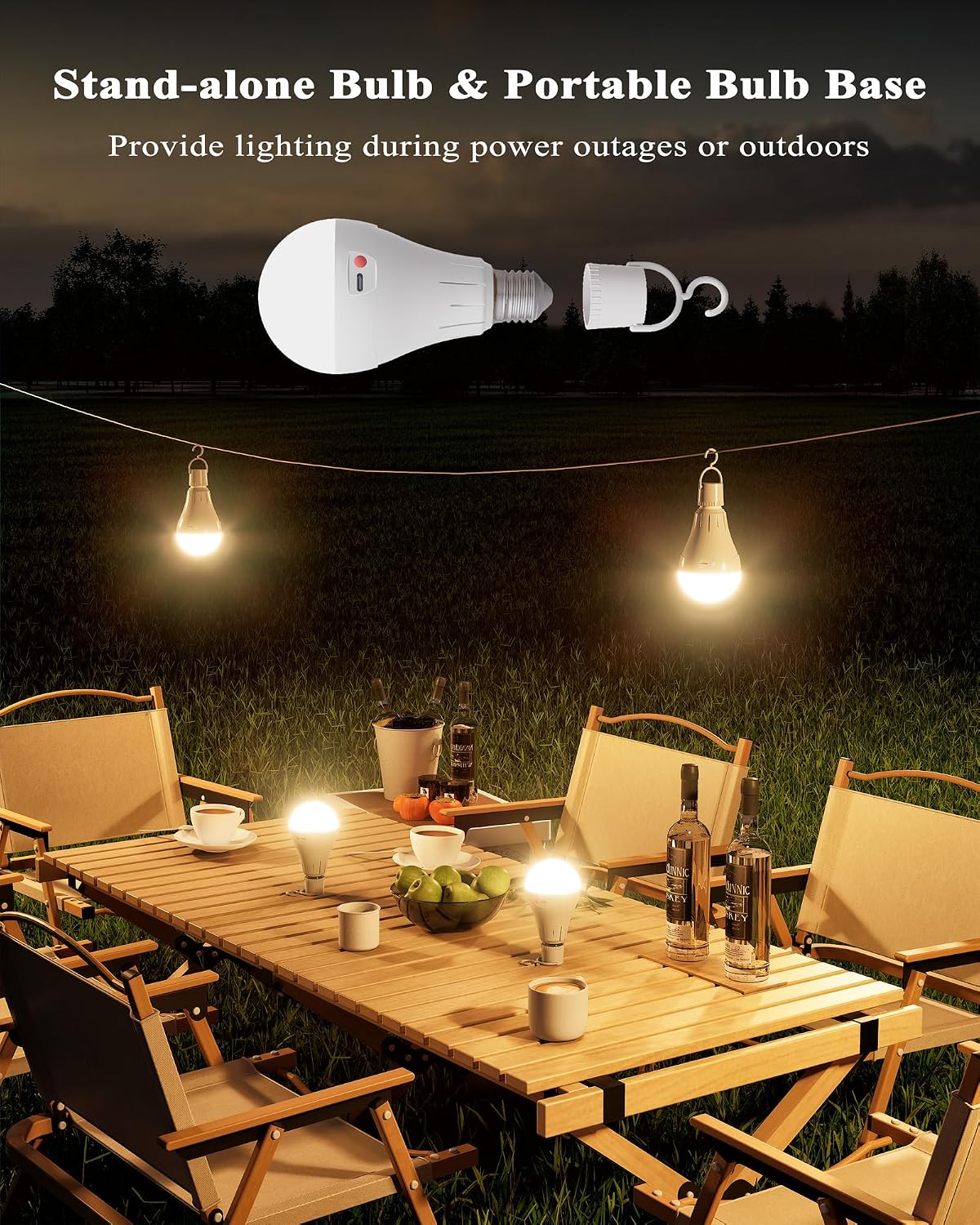 Thumbnail 5 de Ouyulong WS-01 Rechargeable Wall Sconces, Set of 2, Gold with RGB Bulbs