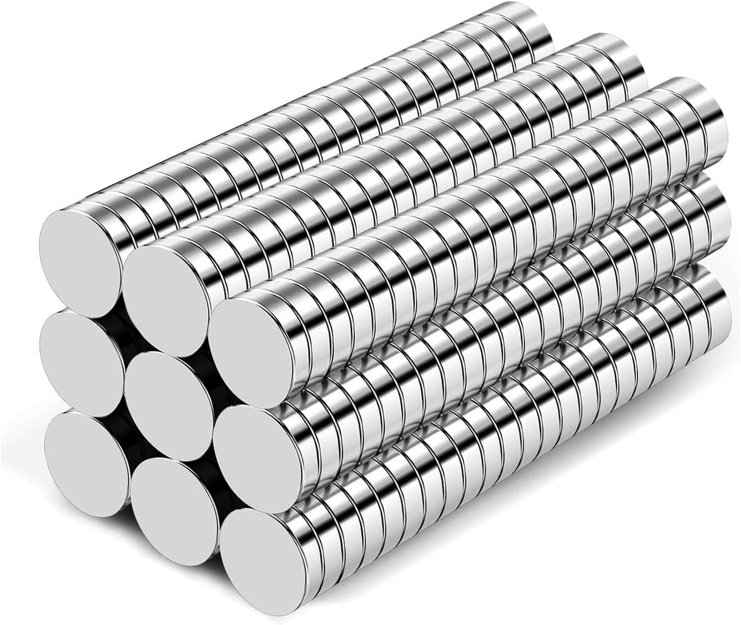 Delaga 100 Stück Magnete 8x3mm