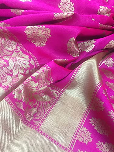 Thumbnail 6 de Nivah Fashion Women's Banarasi Art Silk Saree with Blouse Piece