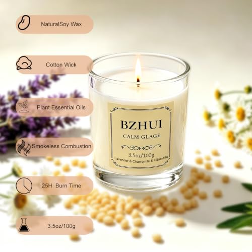 Thumbnail 2 de Bzhui Candles Gifts for Women – Lavender & Vanilla Scented Soy Wax Gift Set