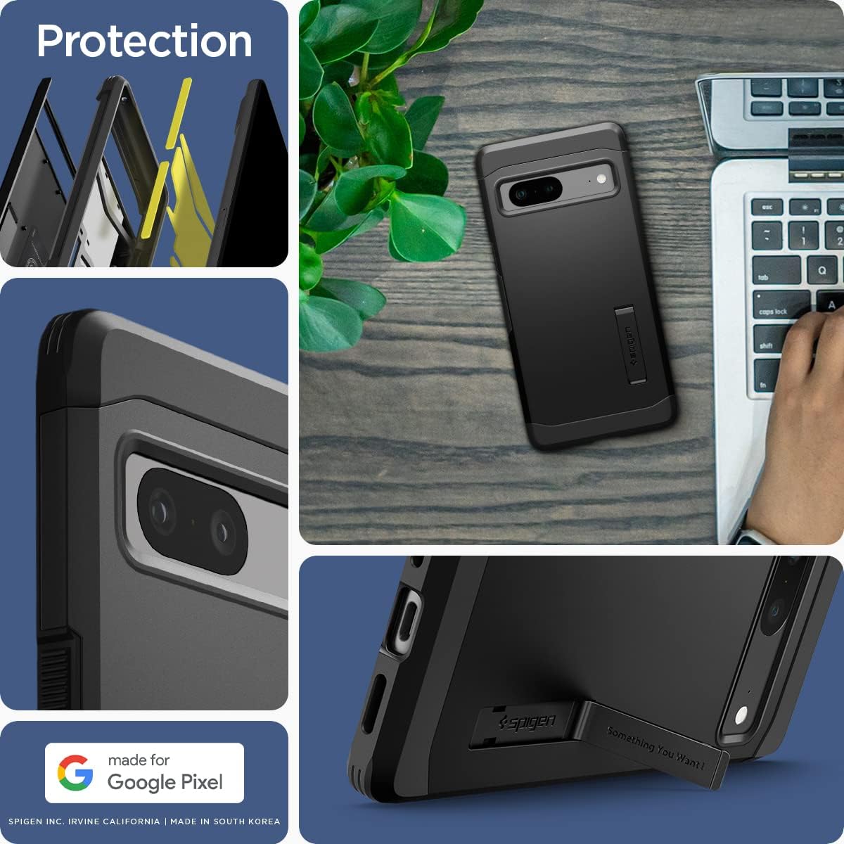 Detalle 2 de Coque Spigen Tough Armor pour Pixel 7 ⚙