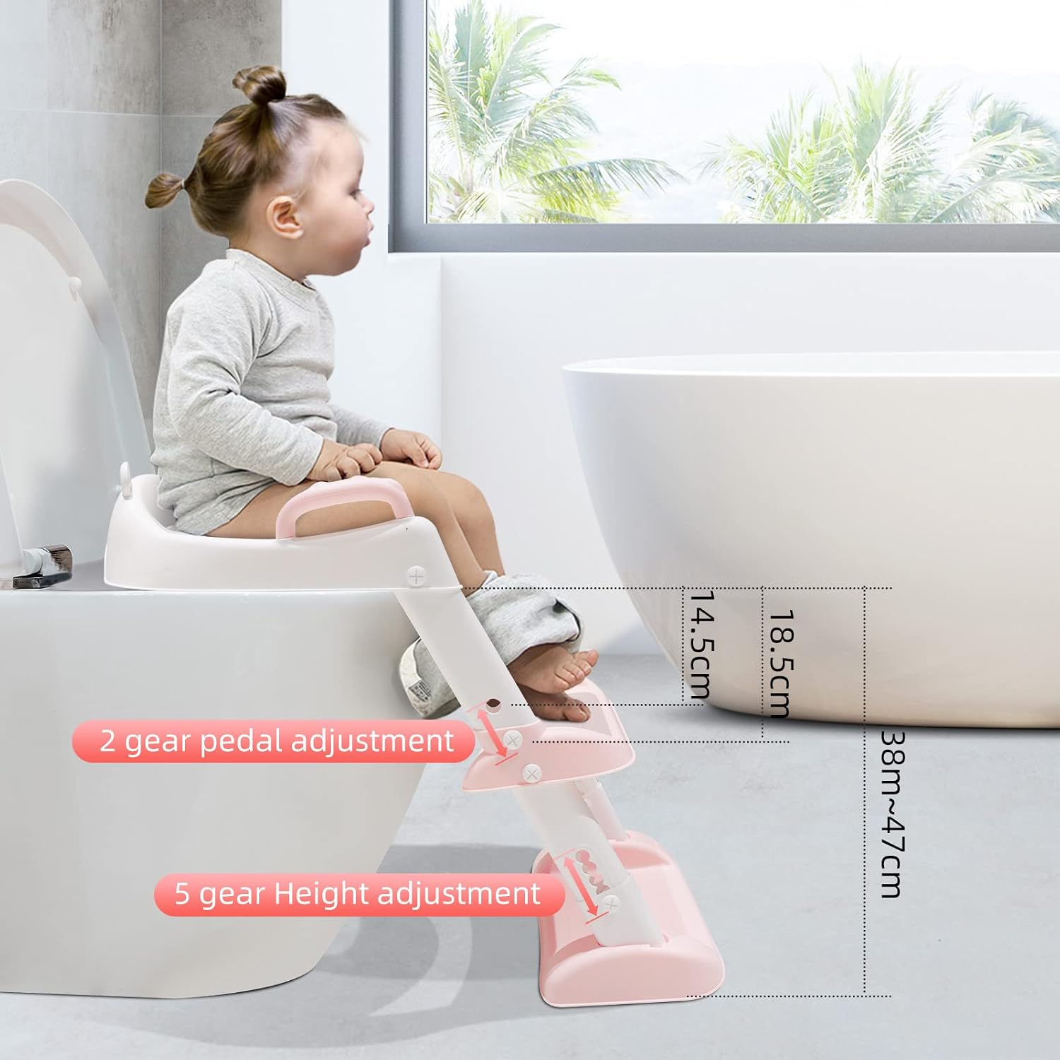 Thumbnail 4 de Potty Training Toilet Seat Toddler with Ladder 🚽