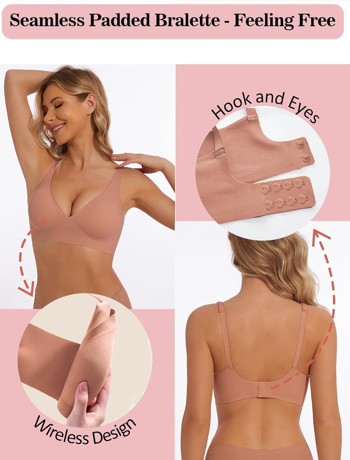 Thumbnail 1 de BOUFOR Deep V Push Up Bralette