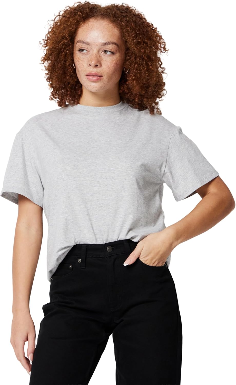 Thumbnail 6 de Amazon Essentials Damen Oversized Shirt mit Rundhalsausschnitt – Kurzarm, Übergröße