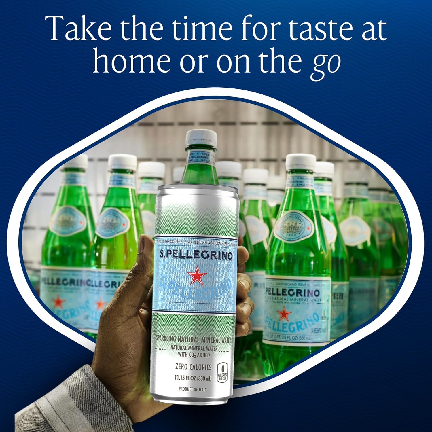 Thumbnail 3 de S.Pellegrino Sparkling Natural Mineral Water, 24-Pack (11.15 fl oz cans)