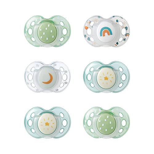 Tommee Tippee Night Time Pacifier 6-pack