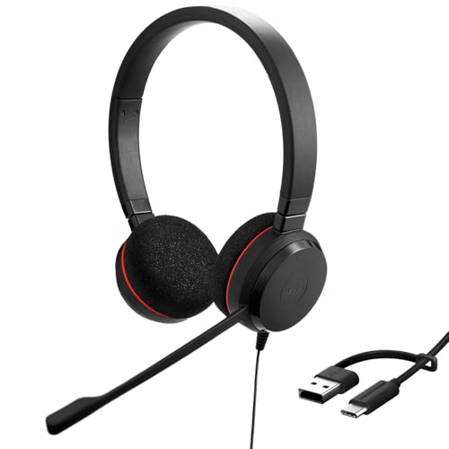 Detalle de Jabra Evolve 20 casque filaire, USB-C, noir