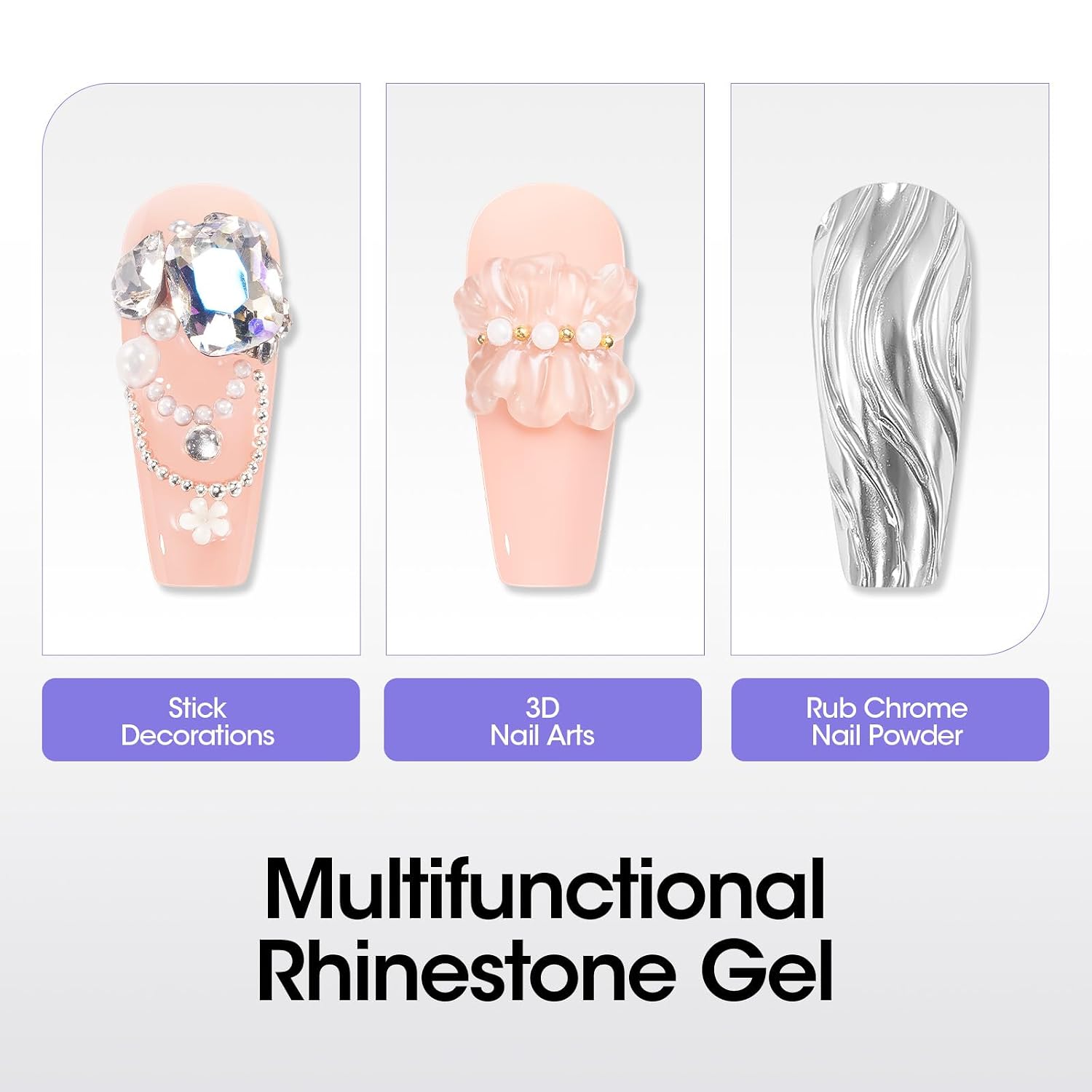 Detalle de GELLEN Nail Rhinestone Glue 30g