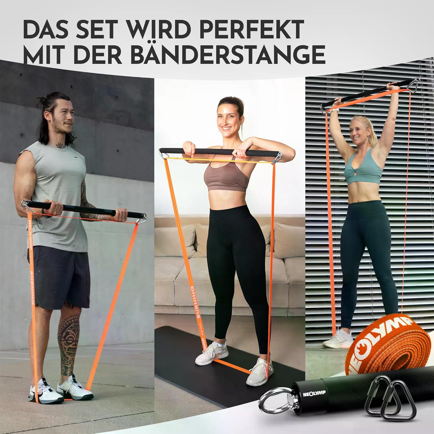Thumbnail 6 de NEOLYMP Lange Fitnessbänder 60°C 🏋