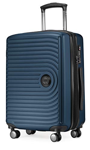 Detalle de HAUPTSTADTKOFFER Mitte: Equipaje de mano rígido 55x40x23 cm con 4 ruedas y TSA, en azul oscuro