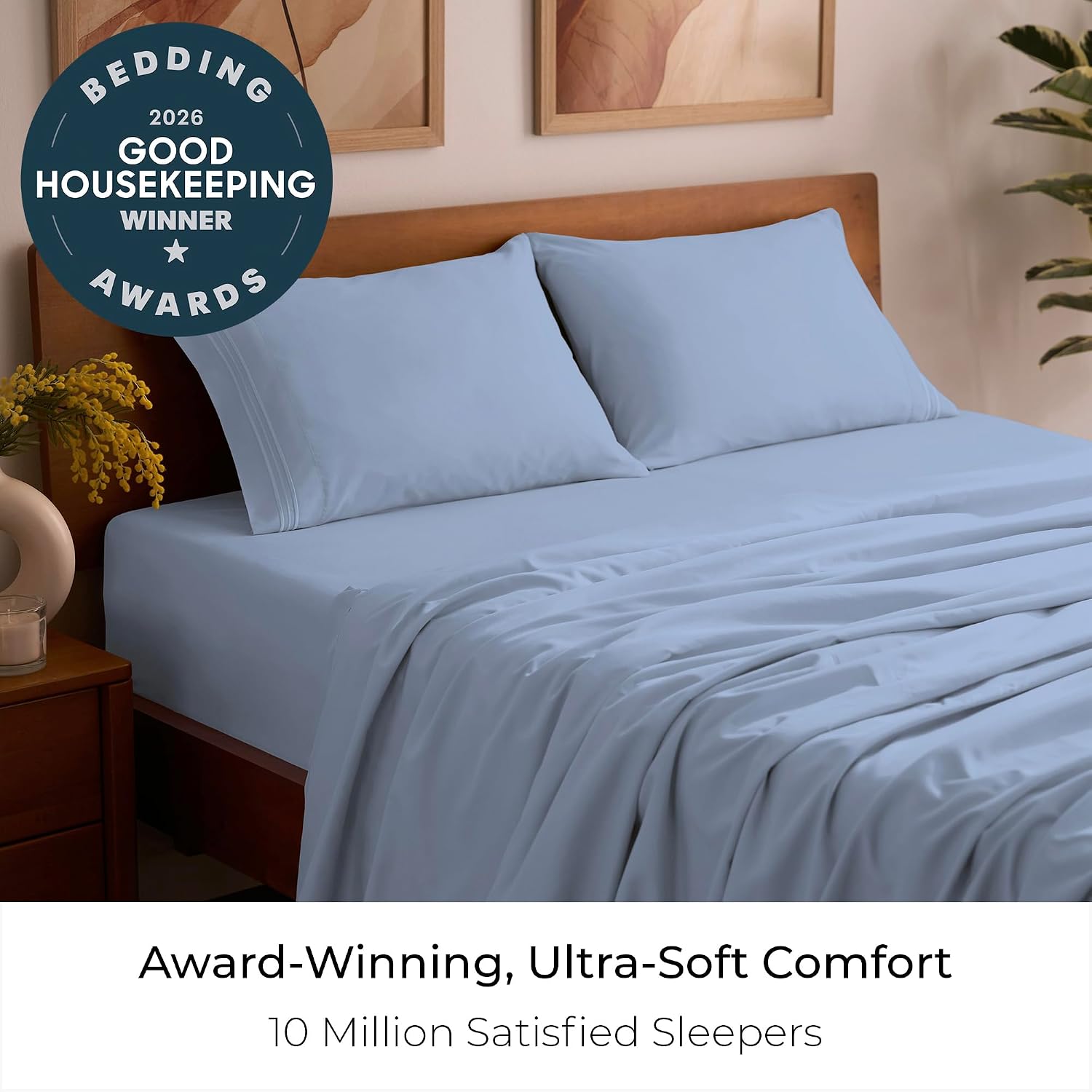 Thumbnail 1 de Mellanni Iconic Queen Sheet Set 4-Piece