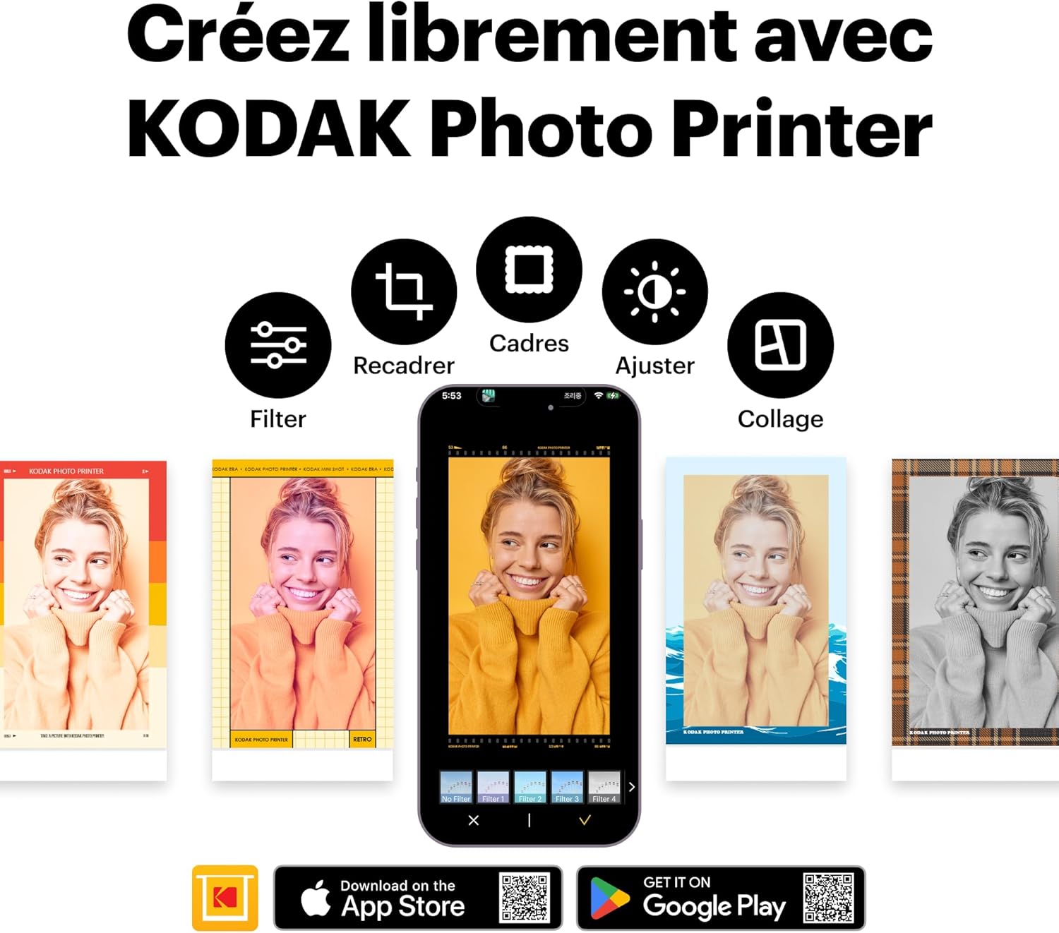 Thumbnail 6 de KODAK Mini 2 Retro imprimante photo 5,3×8,6 cm