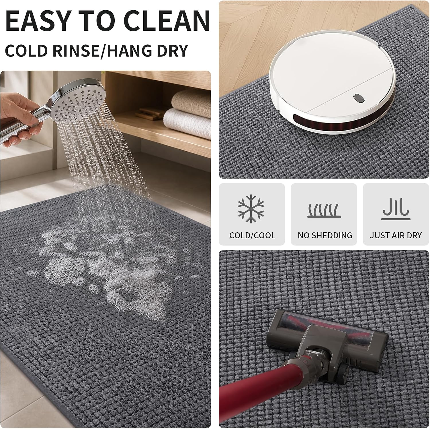 Detalle de Bath mat 16 × 24 in