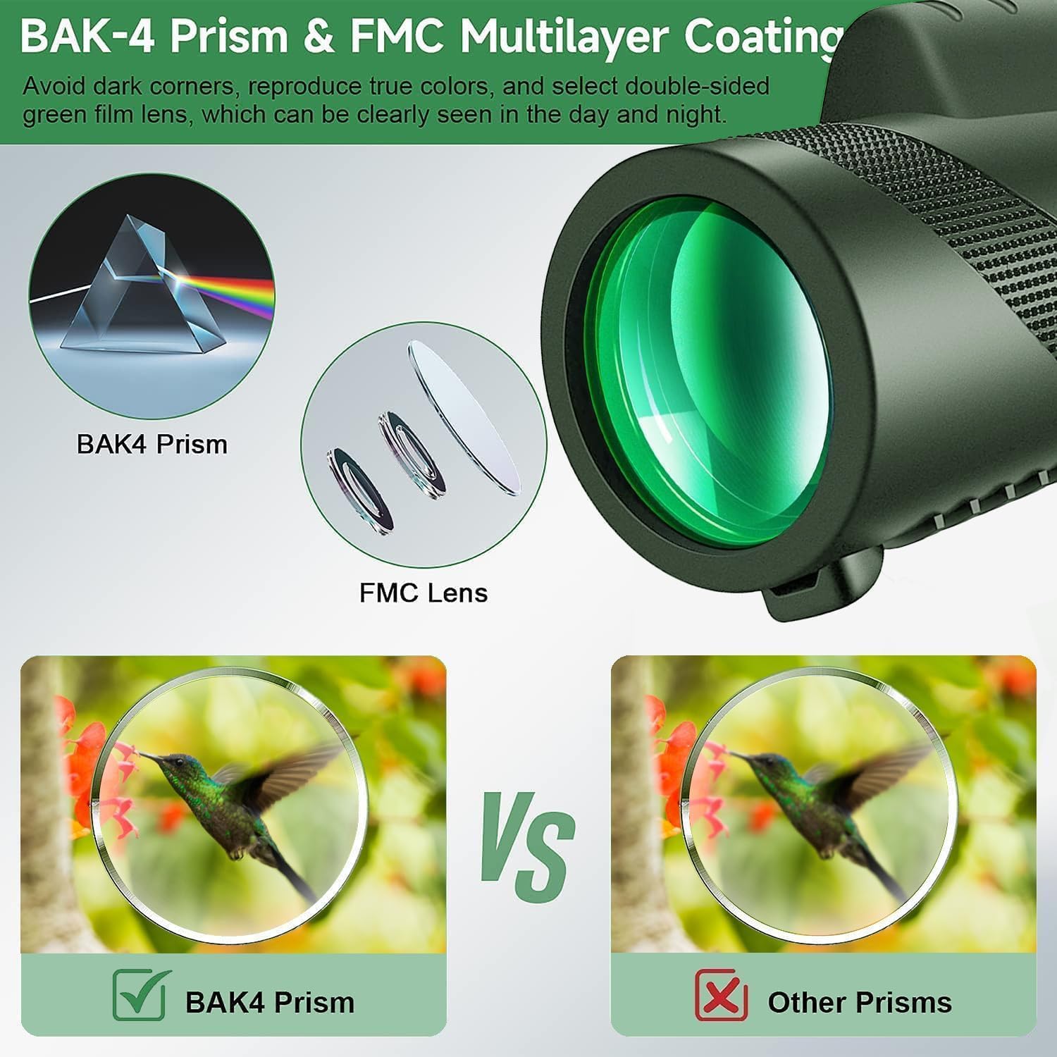 Detalle 2 de KTBDING Monocular 80x HD