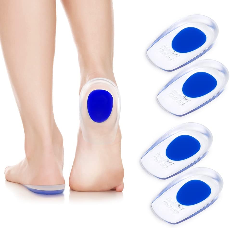Detalle de ACWOO gel-hielkussens maat S, 2 paar siliconen hielpads