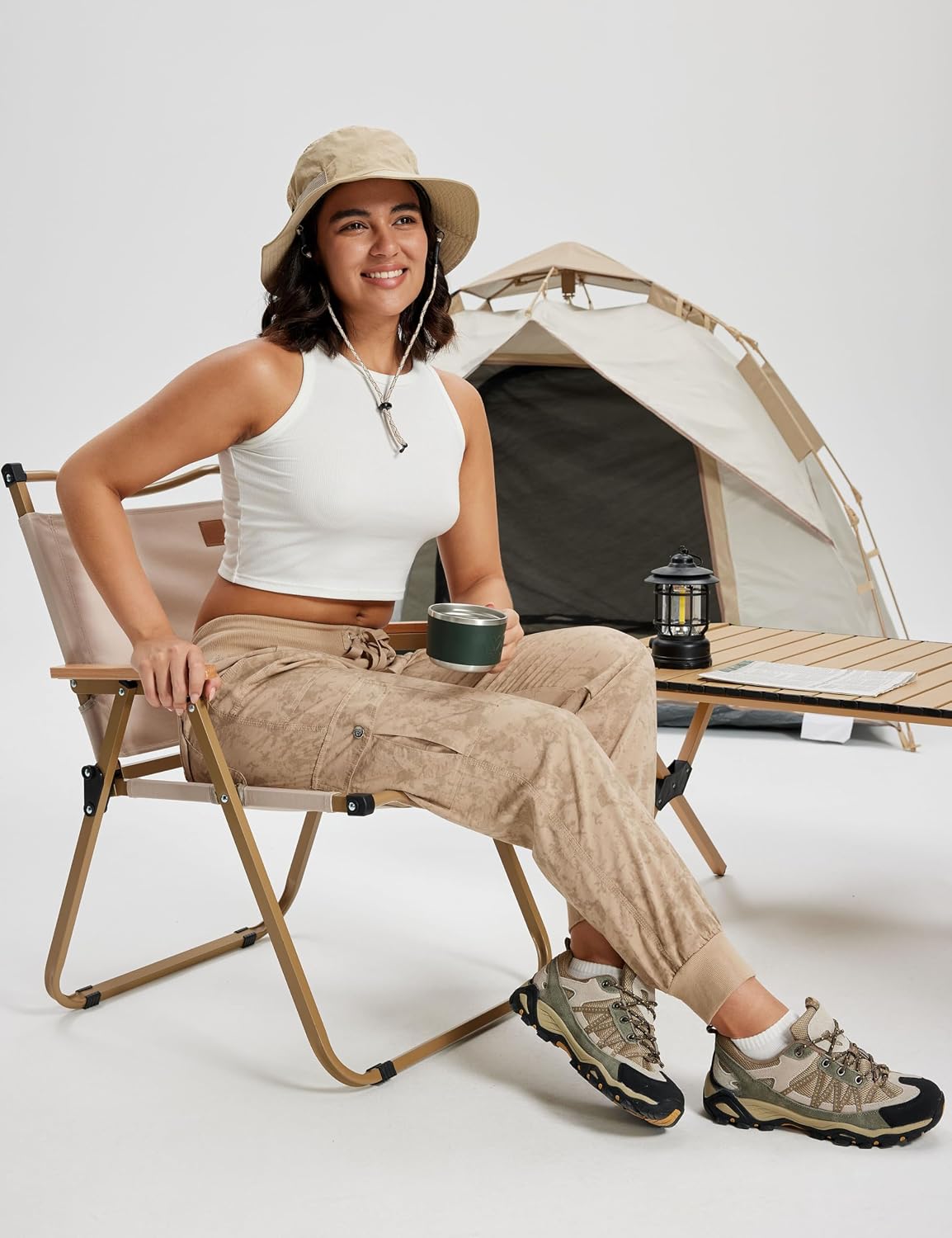 Thumbnail 6 de MoFiz Women's Lightweight Hiking Cargo Pants