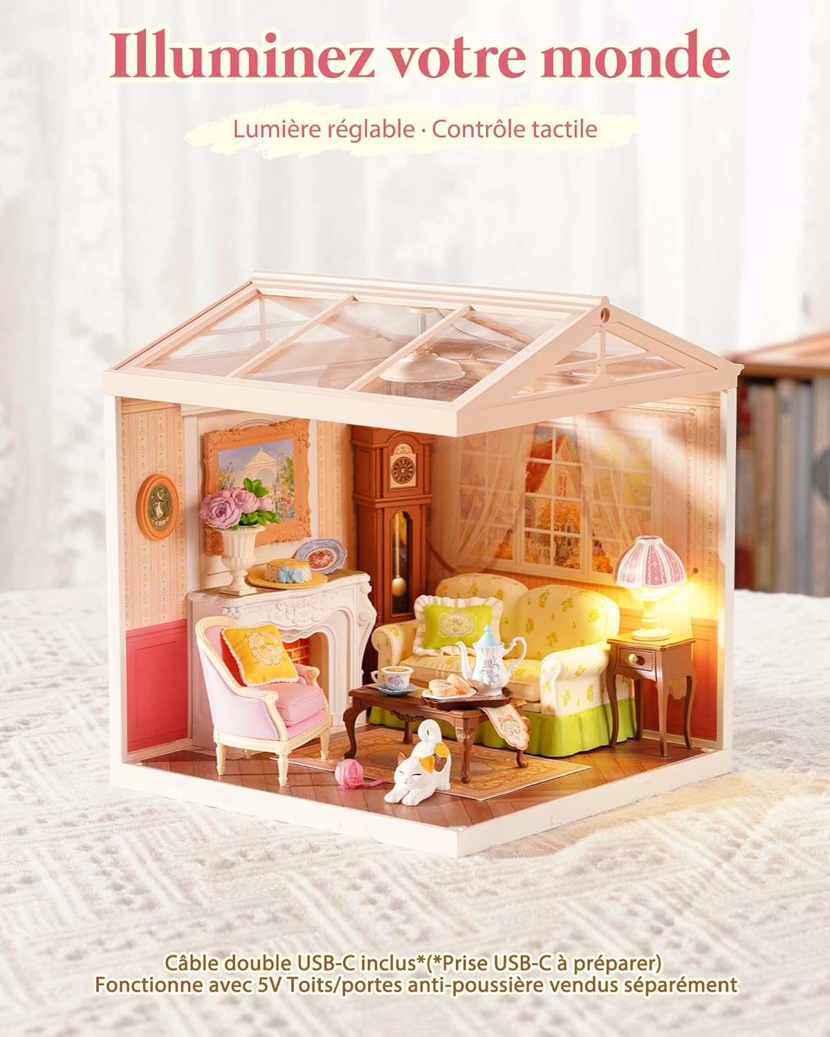 Thumbnail 6 de Rolife Super Creator Holiday Tea Time – Kits de Maison Miniature DIY pour adultes